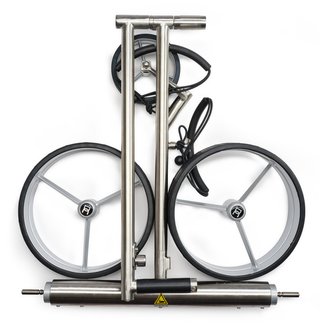 Davies Caddy Premium L electric trolley, black/grey wheels