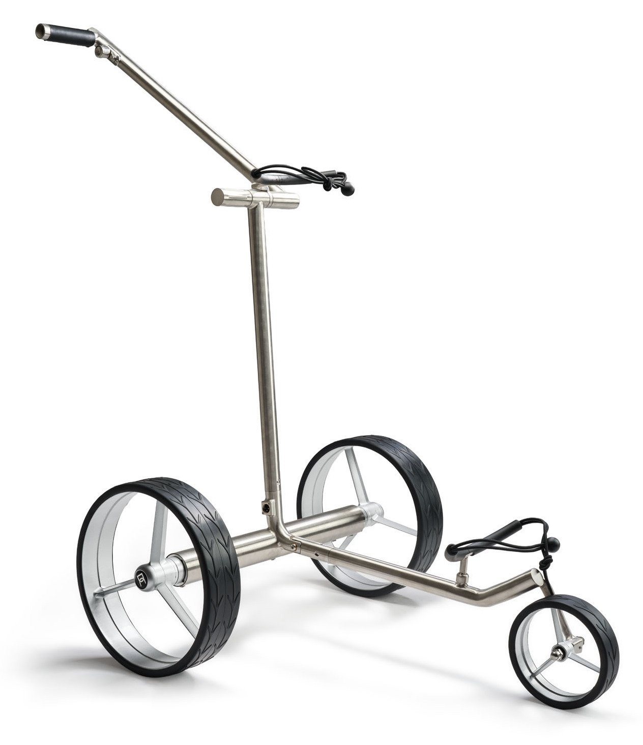 Davies Caddy Premium L Brush electric trolley, silver