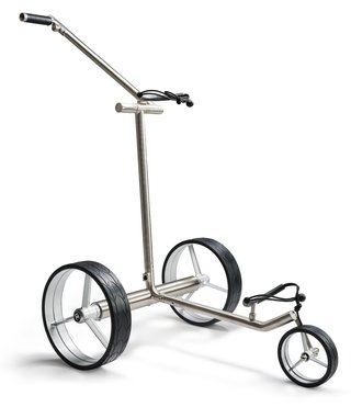 Davies Caddy Premium L Brush electric trolley, silver