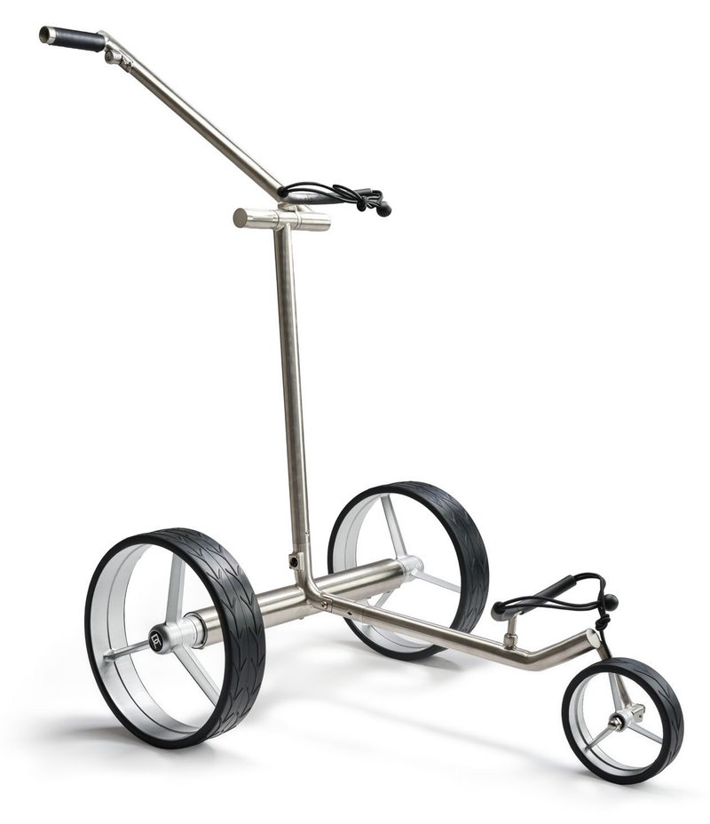 Davies Caddy Premium L Brush electric trolley, silver