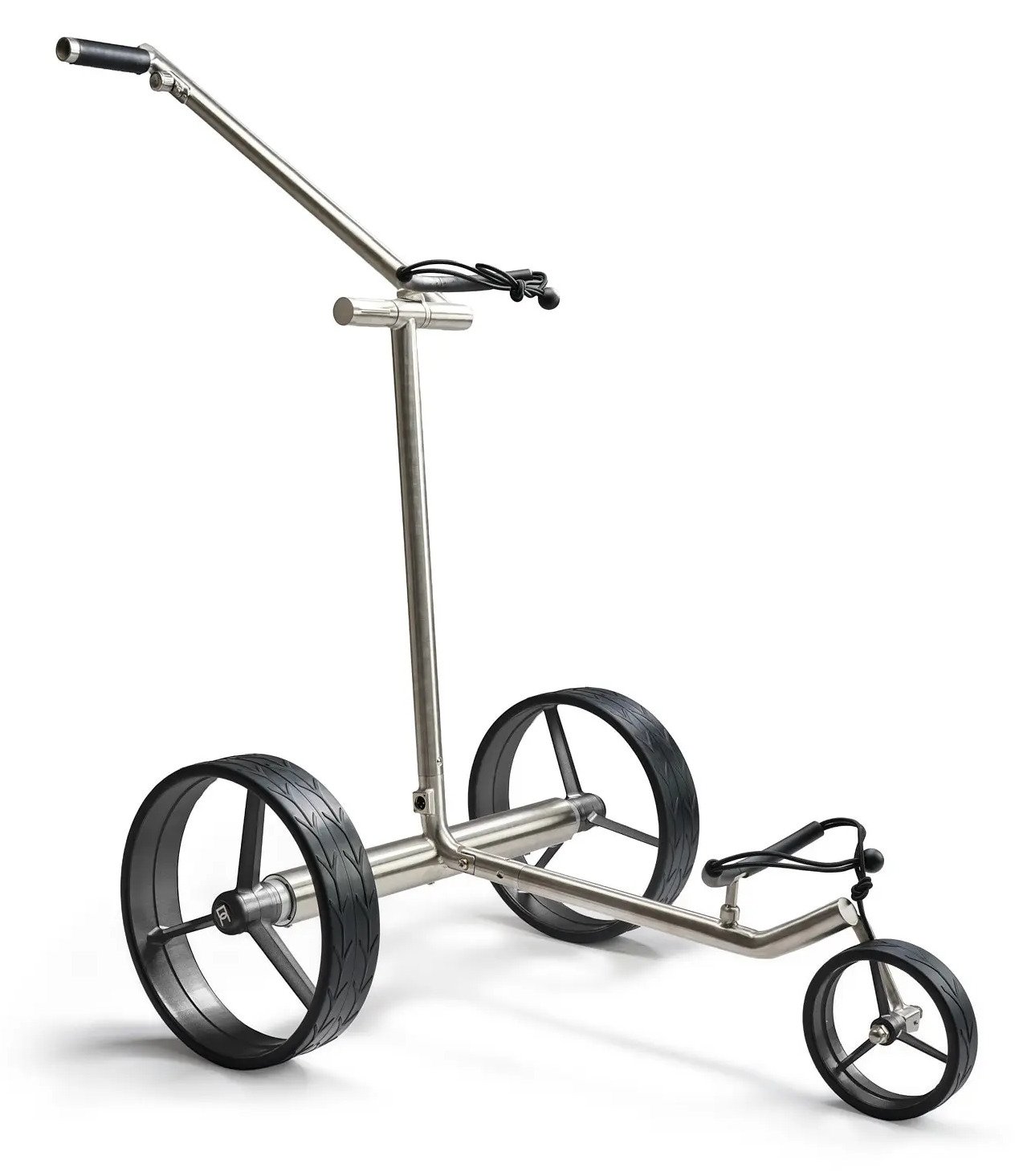 Davies Caddy Premium L Brush electric trolley, silver