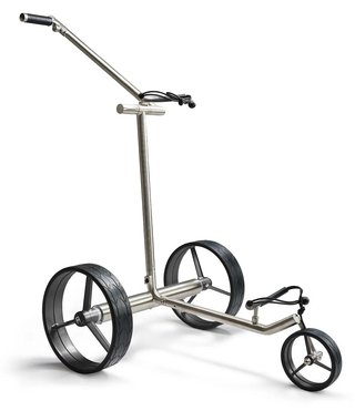 Davies Caddy Premium L Brush electric trolley, silver