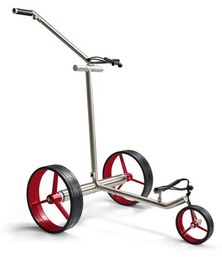 Davies Caddy Premium L Brush electric trolley, silver