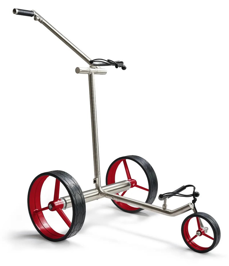 Davies Caddy Premium L Brush electric trolley, silver