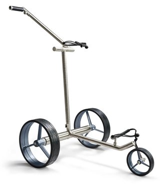 Davies Caddy Premium L Brush electric trolley, silver