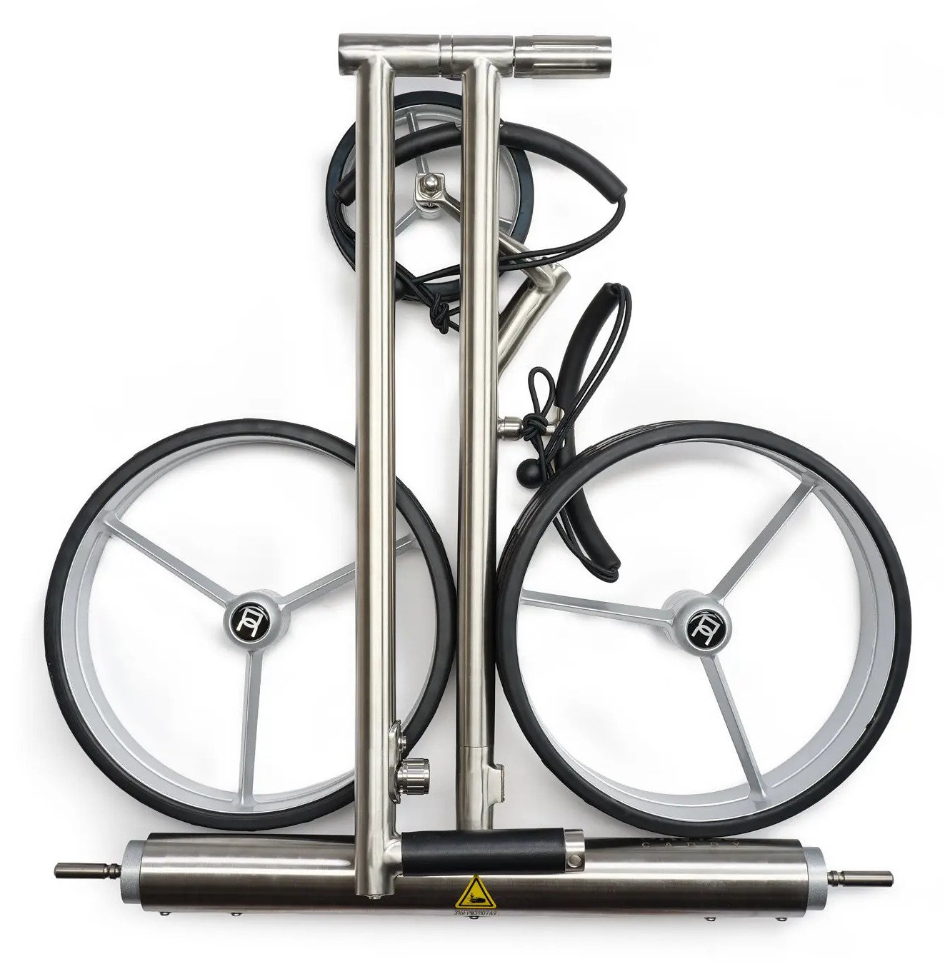 Davies Caddy Premium L Brush electric trolley, silver