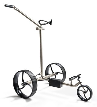 Davies Caddy Titan electric trolley, grey/black wheels