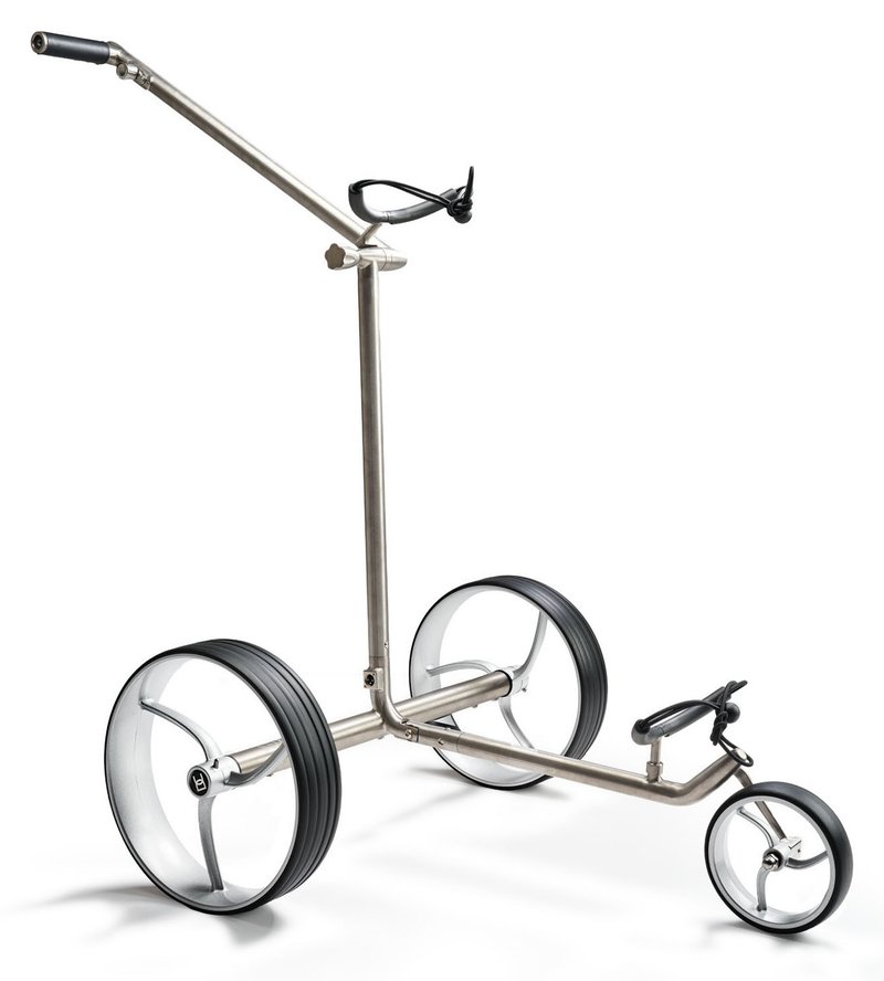 Davies Caddy Titan DHC electric trolley, titanium