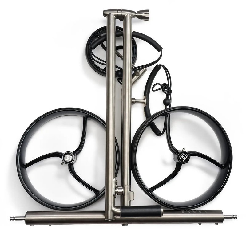 Davies Caddy Titan DHC electric trolley, titanium