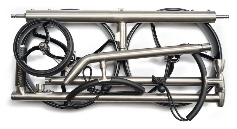 Davies Caddy Titan DHC electric trolley, titanium