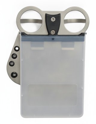 Davies Caddy Titan Scorecard Holder (plastic cover), titanium
