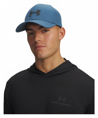 Under Armour Blitzing Low Storm Adj men's cap, wham blue
