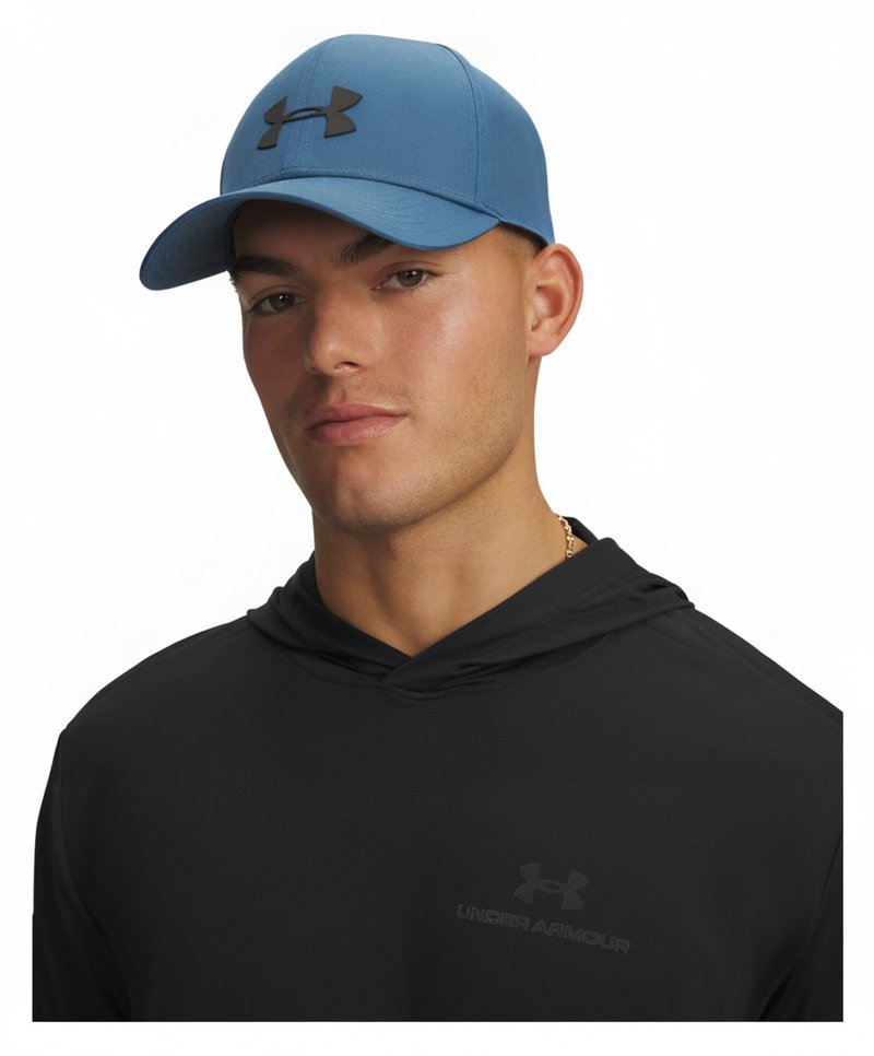 Under Armour Blitzing Low Storm Adj men's cap, wham blue