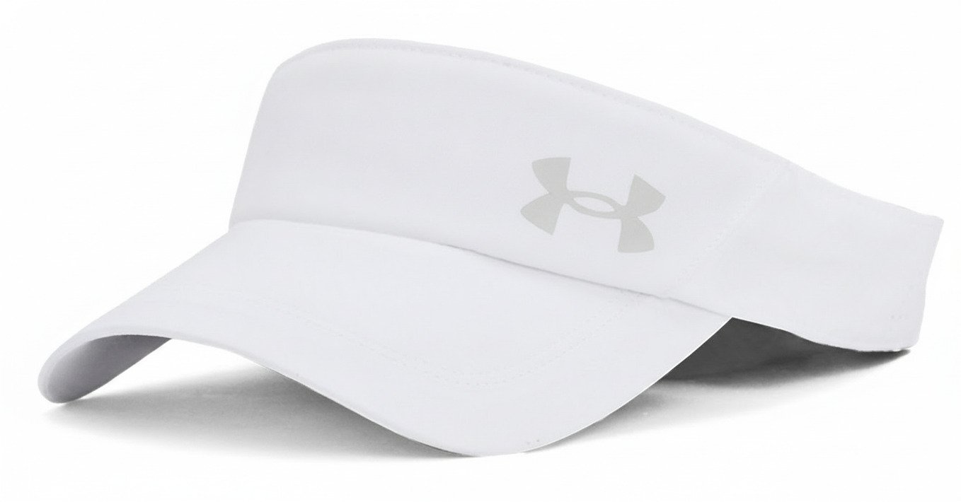 Under Armour Iso-chill Launch men's visor, white/reflective