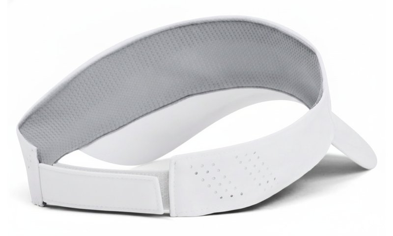 Under Armour Iso-chill Launch men's visor, white/reflective