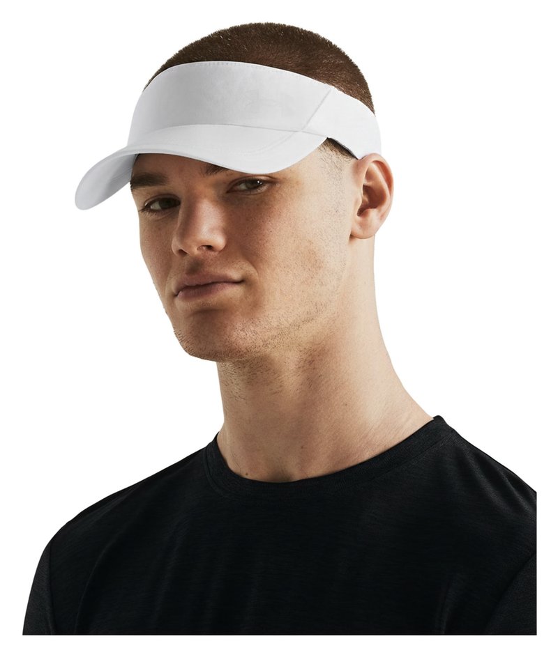 Under Armour Iso-chill Launch men's visor, white/reflective