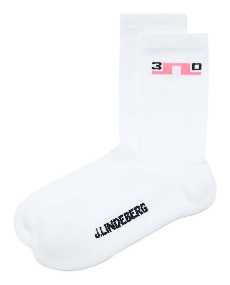 J.Lindeberg 30Y Kameron men's socks, White