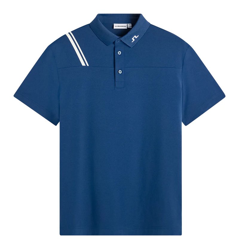 J.Lindeberg Fred Polo men's polo, Estate Blue