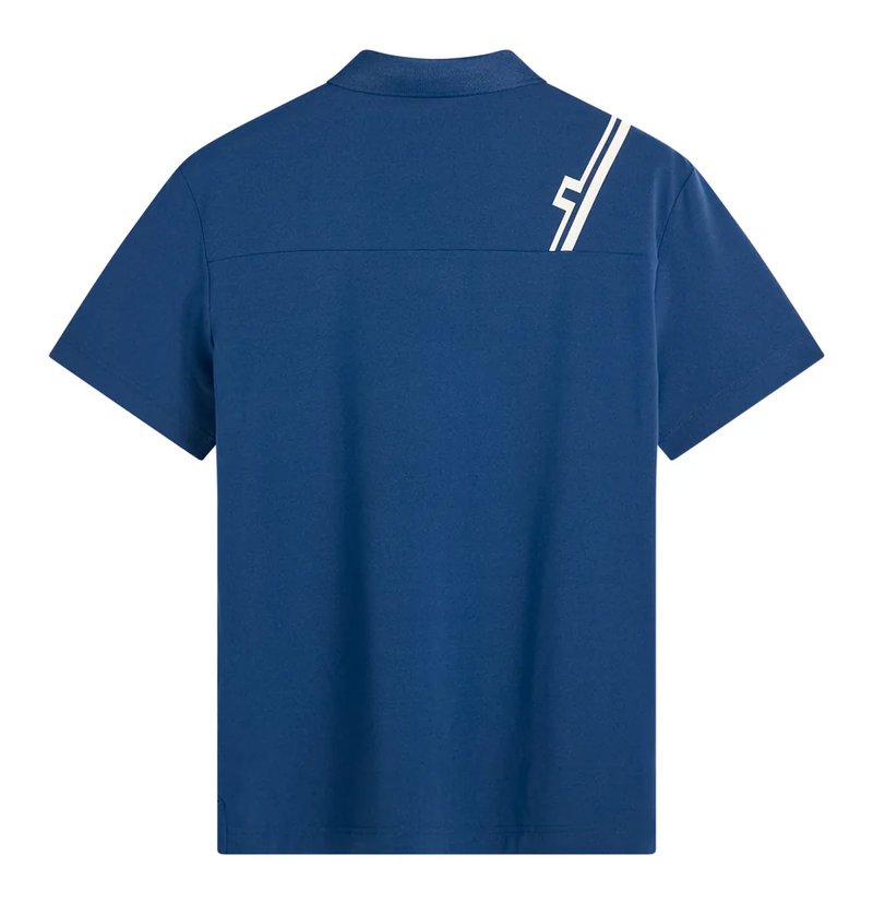 J.Lindeberg Fred Polo men's polo, Estate Blue