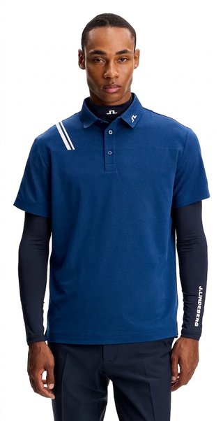 J.Lindeberg Fred Polo men's polo, Estate Blue