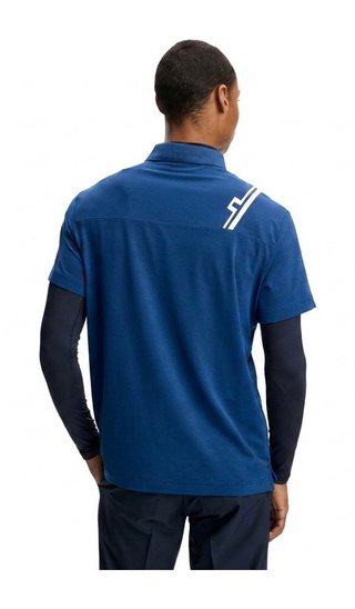J.Lindeberg Fred Polo men's polo, Estate Blue