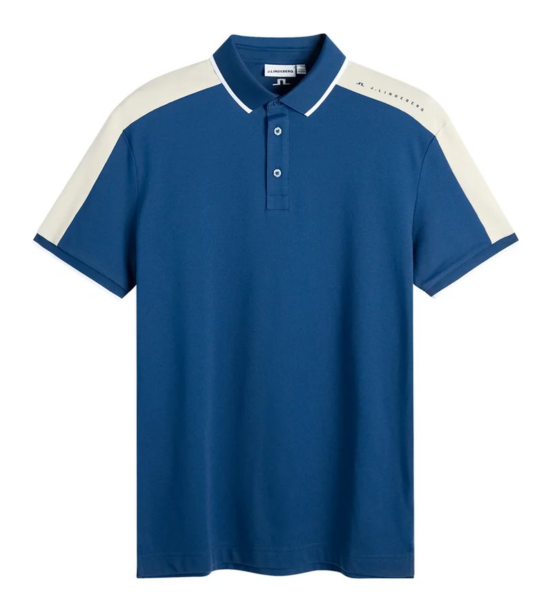 J.Lindeberg Jace men's polo, Estate Blue