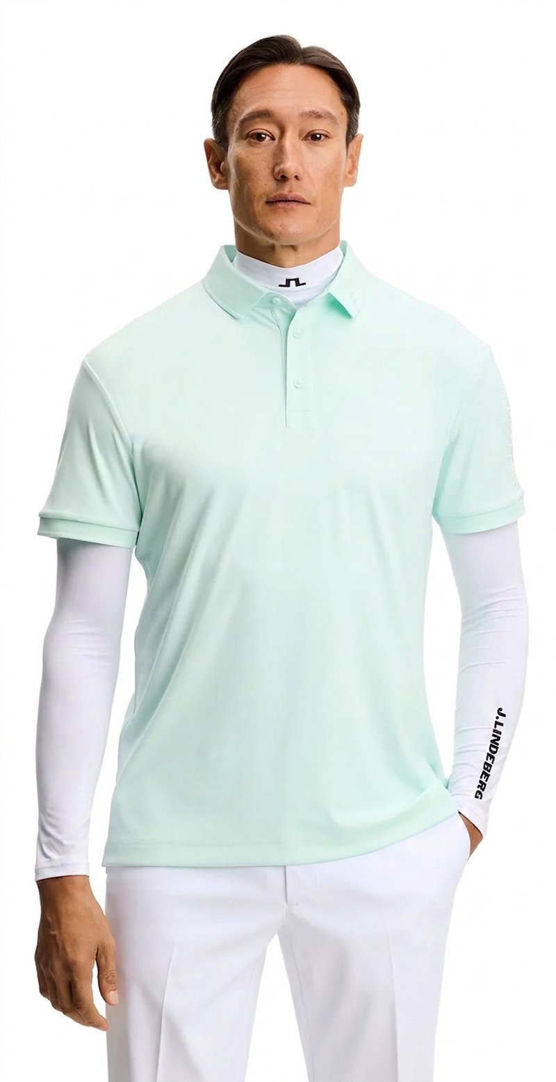 J.Lindeberg Tour Tech Polo men's polo, Bay