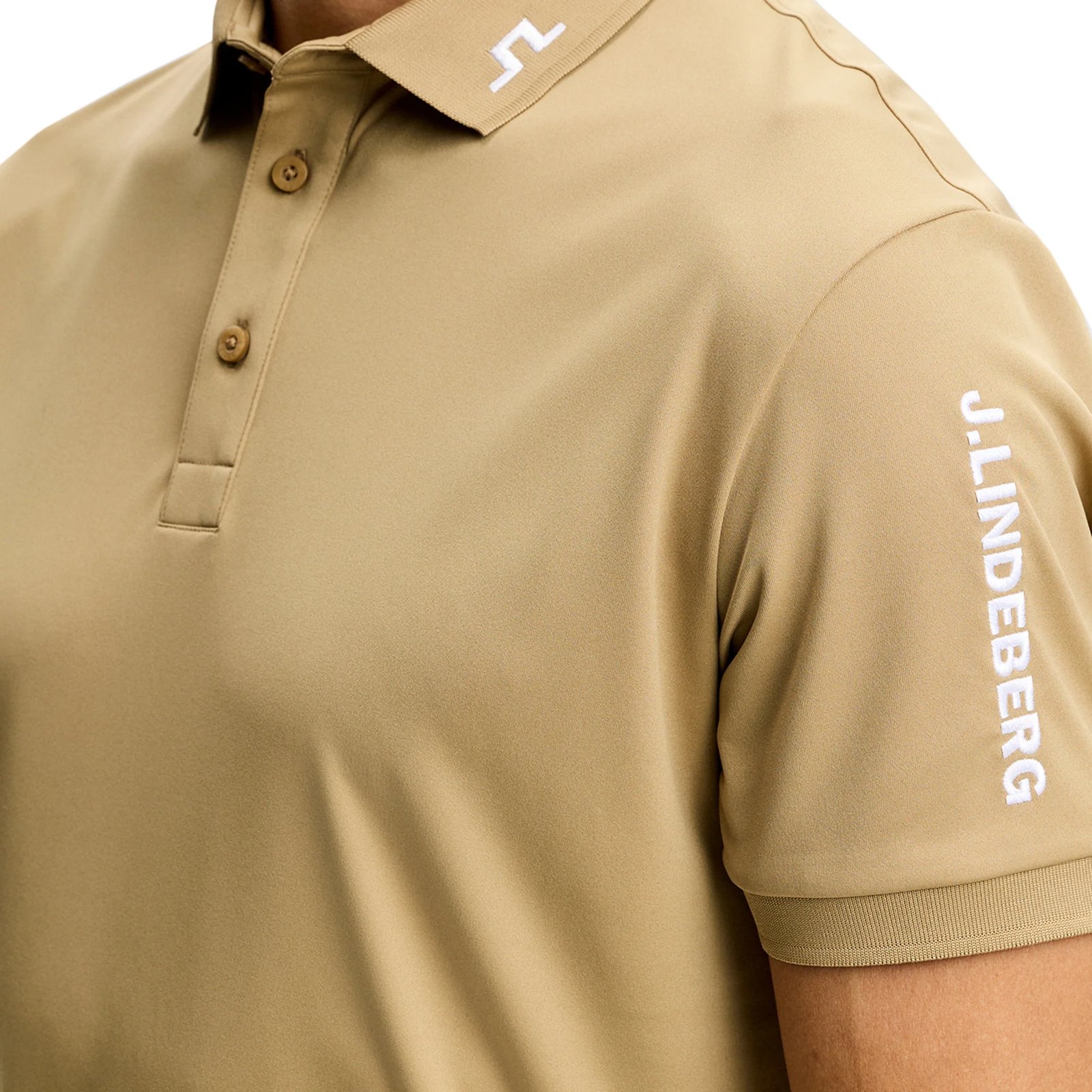 J.Lindeberg Tour Tech men's polo, kelp