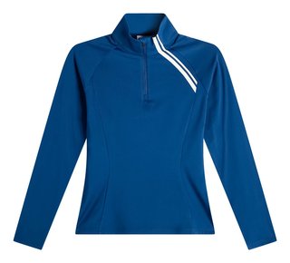 J.Lindeberg Nadu Quarter Zip women's mid layer, Estate Blue