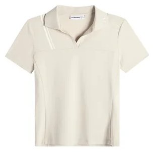 J.Lindeberg Melli women's polo, moonbeam