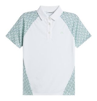 J.Lindeberg Chiara Polo women's polo, Ladder White Bay