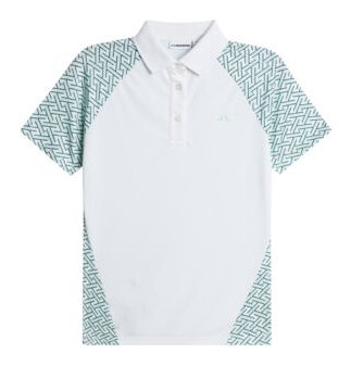 J.Lindeberg Chiara Polo women's polo, Ladder White Bay