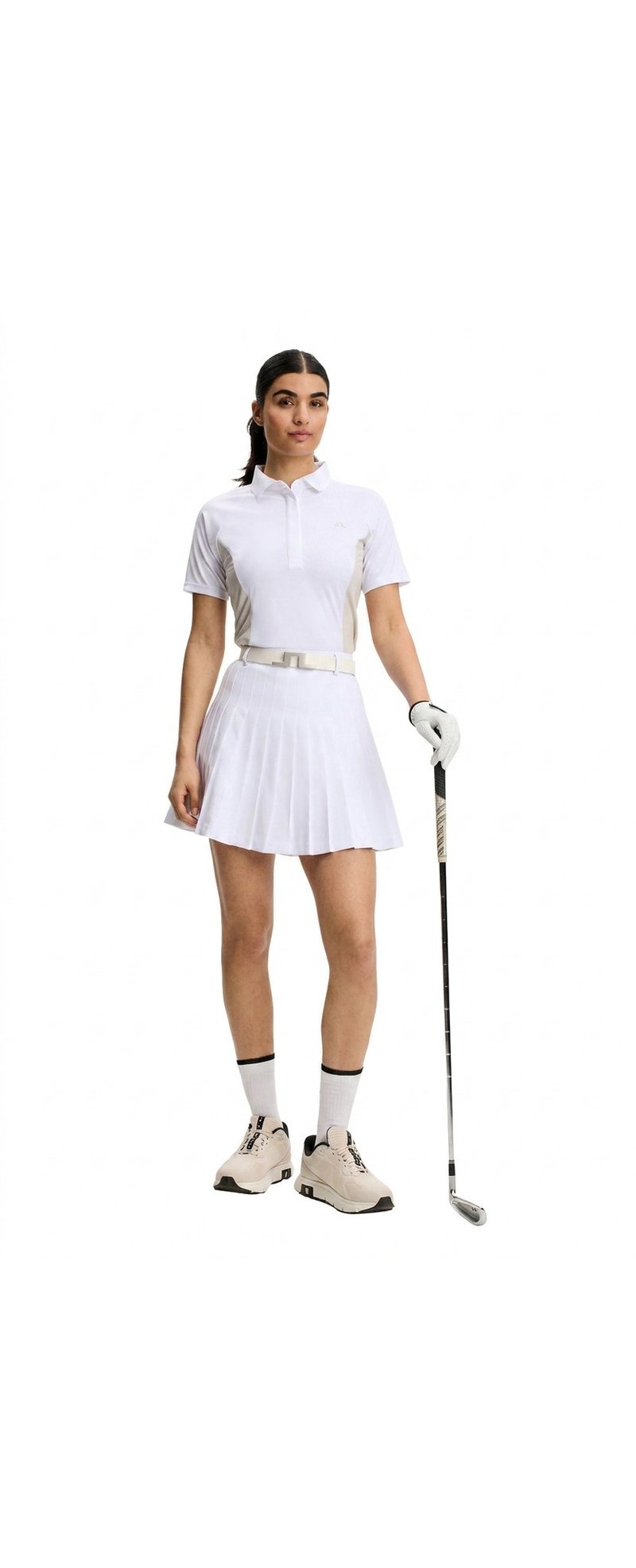 J.Lindeberg Isador women's polo, white