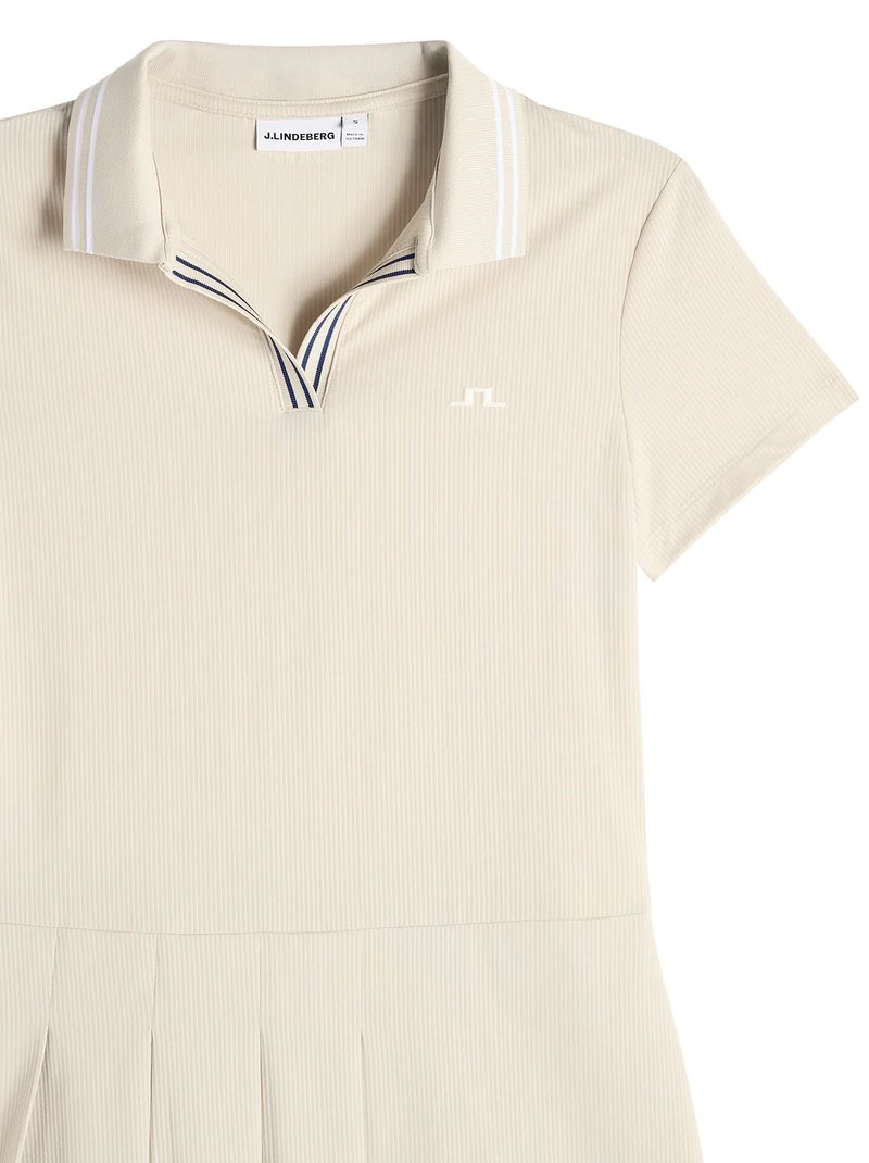J.Lindeberg Noomi ladies dress, moonbeam