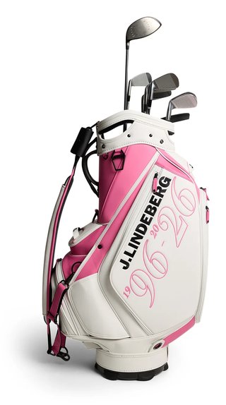 J.Lindeberg 30Y Staff Bag, white