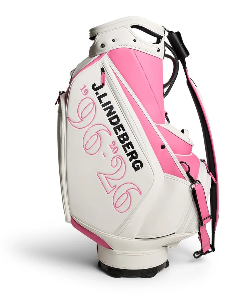 J.Lindeberg 30Y Staff Bag, white