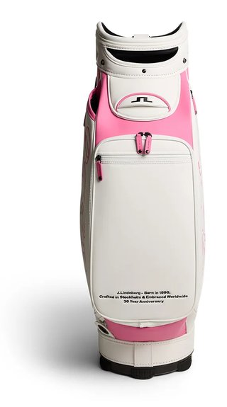 J.Lindeberg 30Y Staff Bag, white