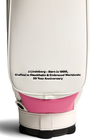 J.Lindeberg 30Y Staff Bag, white