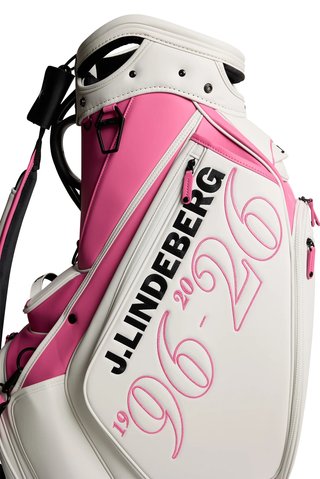 J.Lindeberg 30Y Staff Bag, white