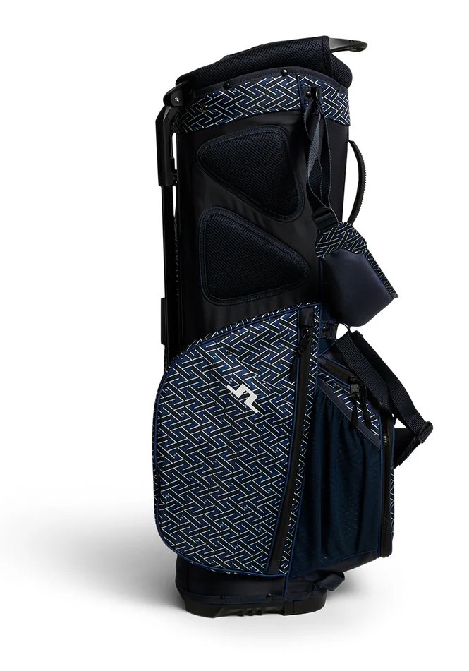J.Lindeberg JL Flare Printed golf bag, Ladder Estate Navy
