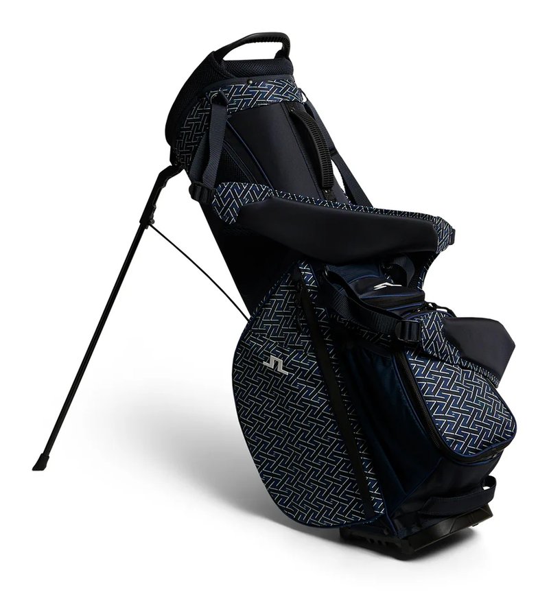 J.Lindeberg JL Flare Printed golf bag, Ladder Estate Navy