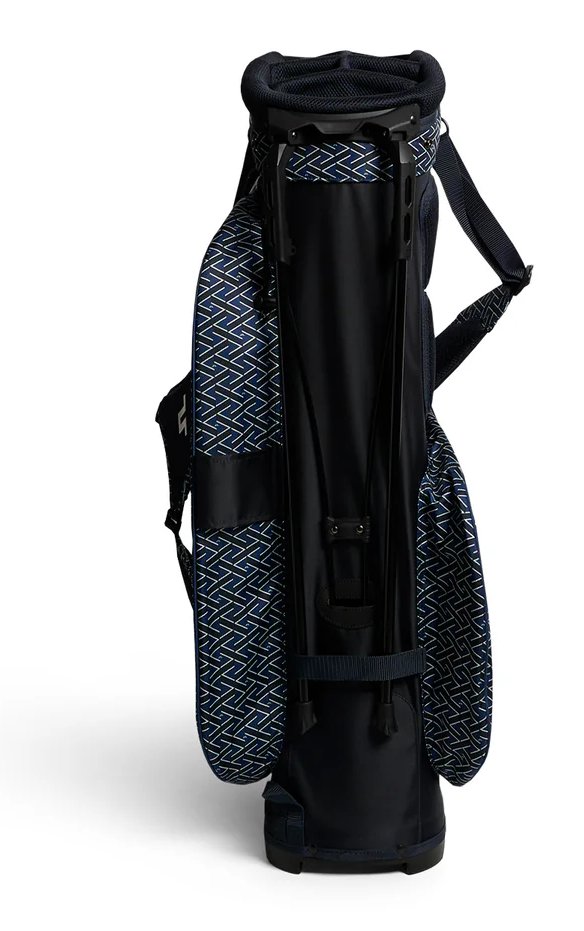 J.Lindeberg JL Flare Printed golf bag, Ladder Estate Navy