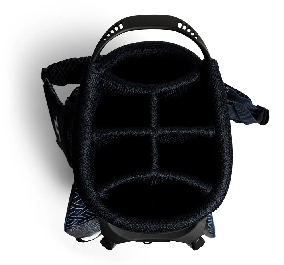 J.Lindeberg JL Flare Printed golf bag, Ladder Estate Navy
