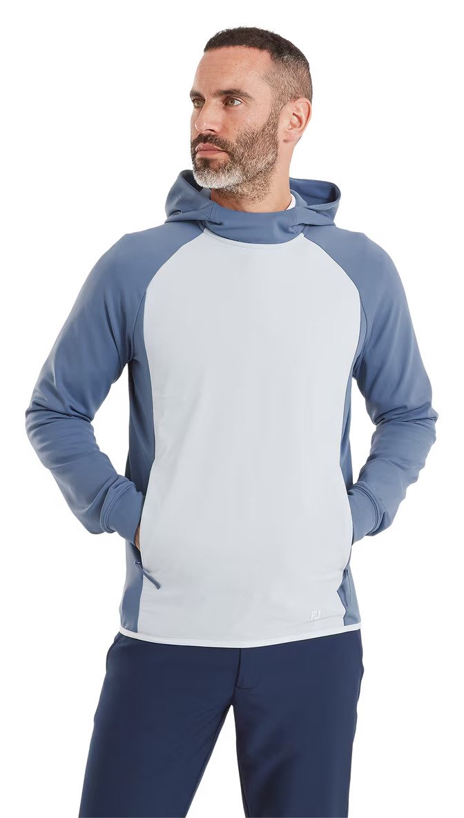 FootJoy ThermoSeries Hybrid men's hoodie, midnight/mist