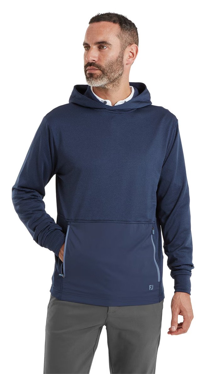 FootJoy ThermoSeries Crossover men's hoodie, navy
