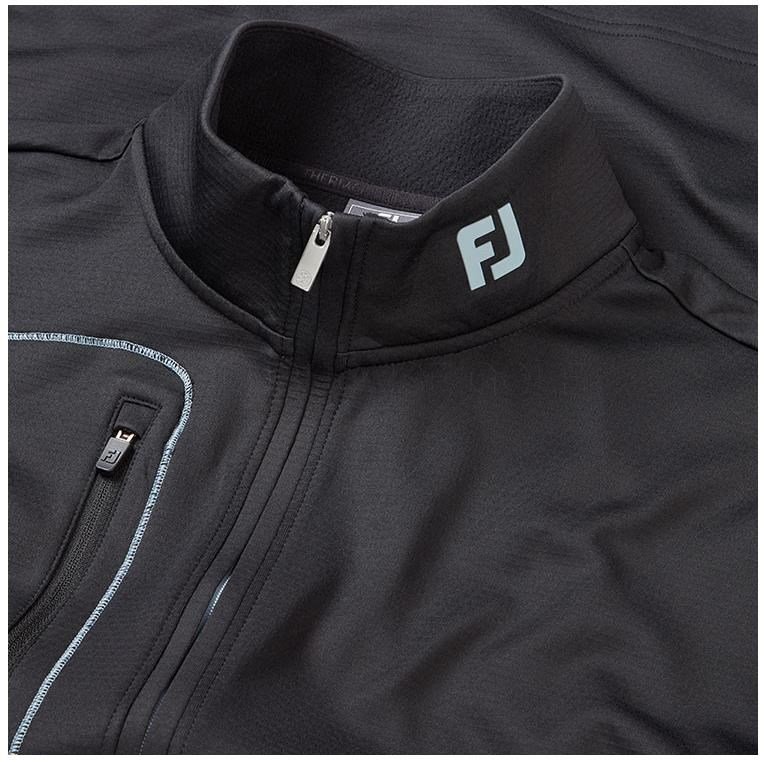 FootJoy ThermoSeries Texture Midlayer men's sweatshirt, black