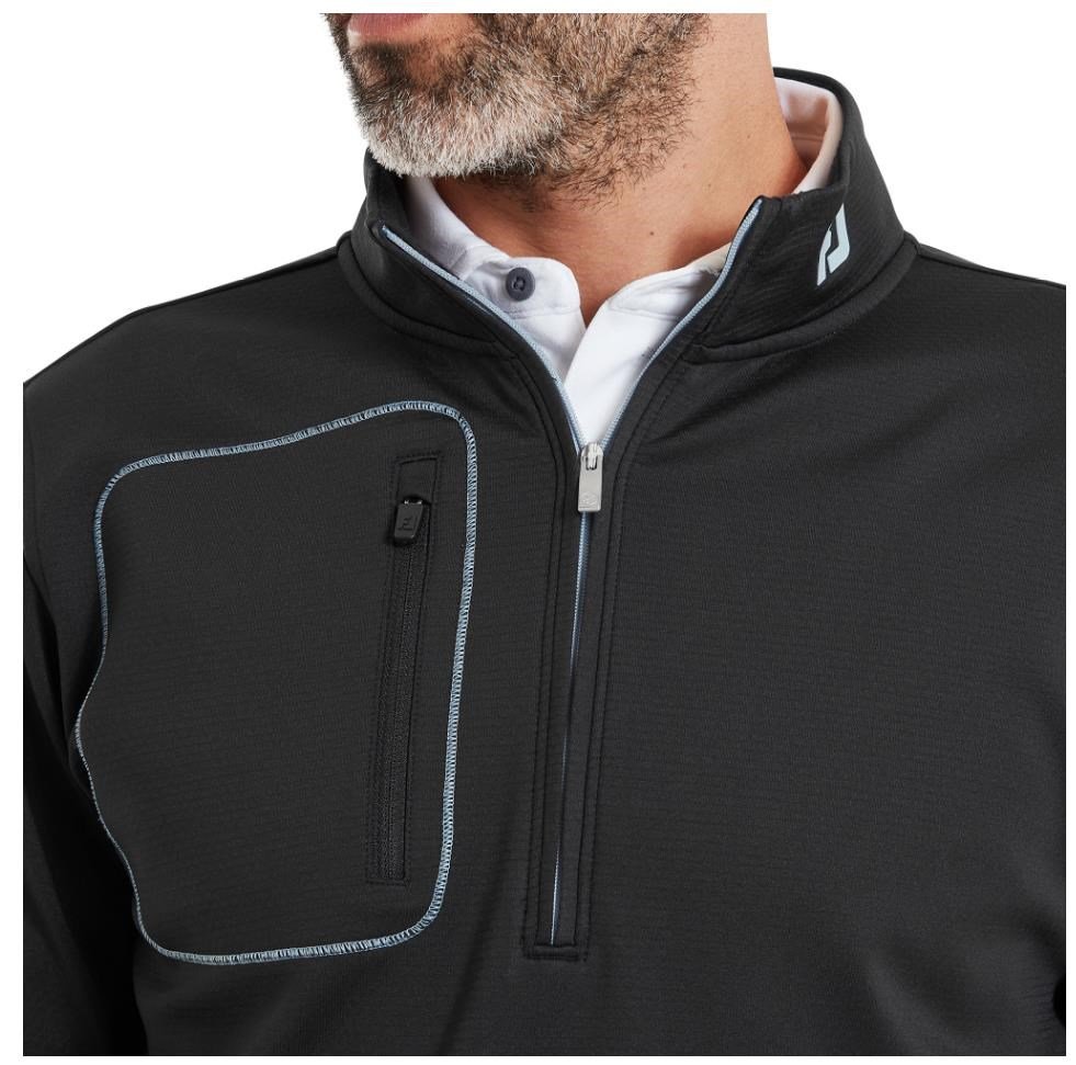 FootJoy ThermoSeries Texture Midlayer men's sweatshirt, black