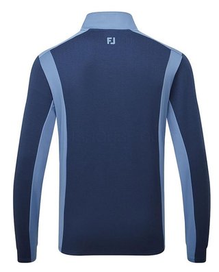 FootJoy ThermoSeries Blocked men's midlayer sweatshirt, navy/midnight
