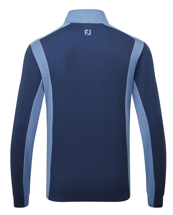 FootJoy ThermoSeries Blocked men's midlayer sweatshirt, navy/midnight