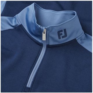 FootJoy ThermoSeries Blocked men's midlayer sweatshirt, navy/midnight